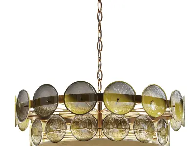 Lorenzo Chandelier by Soho Home 3D model
