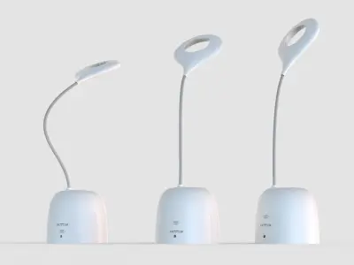 Wireless Desk Reading Lamp Free 3D model