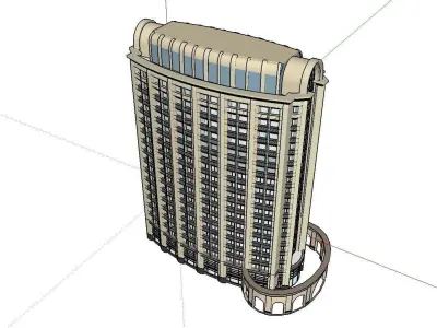 vacation spot-Resort-Fashion Leisure Hotel-0200 3D model