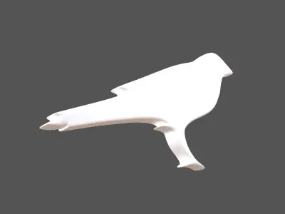 Kusama Coin v1 002 Low-poly 3D model