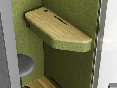 Treehouse Acoustic Booth 3D model