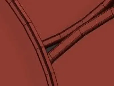 Wall mirror 3 3D model