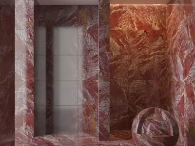 Marble wall 248 3D model