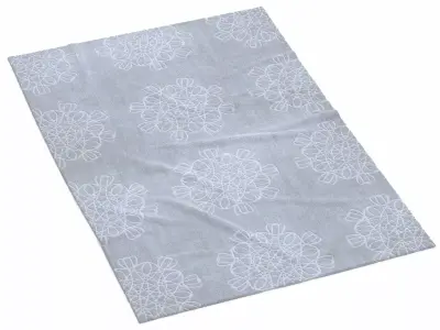 Arabesque snowflake baby blanket 3D model