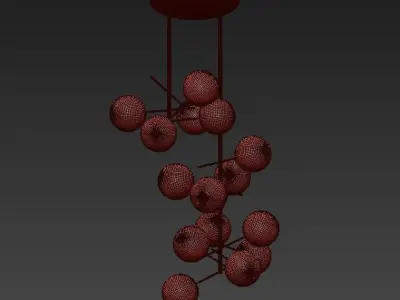 Gallotti Radice Bolle Pendant Light by Massimo Castagna 3D model