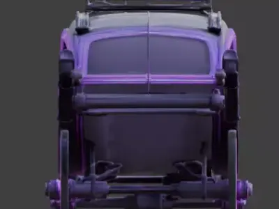 Stylized Jade Horse 3D Character Low-poly 3D model