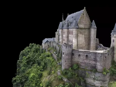 Vianden Castle 3D model