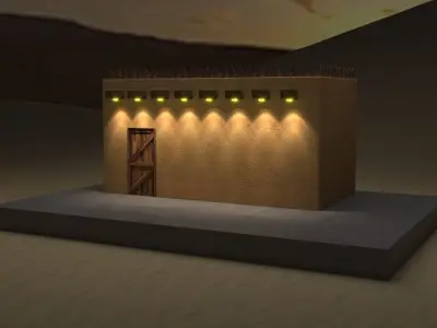  Traditional Arabic House 3D model