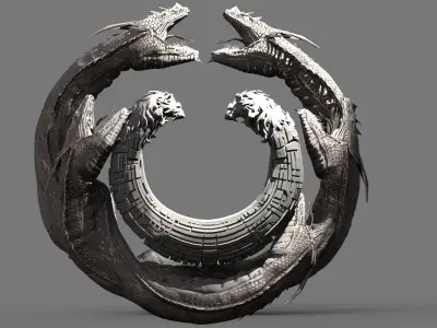 Superman serpent relic 2  3D model