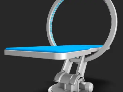 Sci Fi Medical Bed 3D model