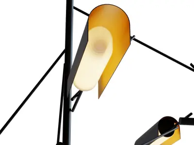 Tinkering Linear Pendant By Joost van Blejswijk for Moooi 3D model