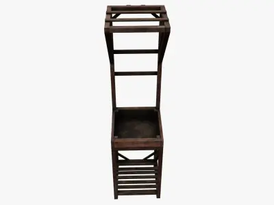 Market Stall Cotton  Low-poly 3D model