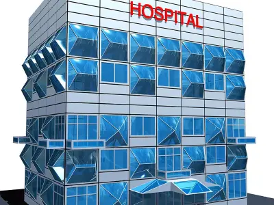 Building Hospital 3D model