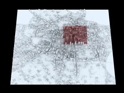 3D CITY PUZZY 3D print model