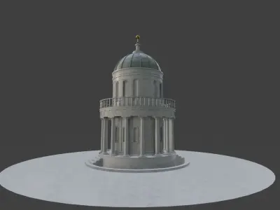 San Pietro in Montorio - Bramante 3D model