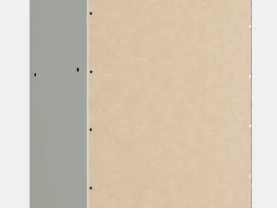 GURSKEN Bedside table Low-poly 3D model