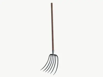 Garden Rake 3D model