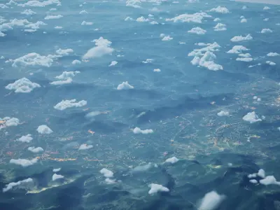 Guankou China City Landscape 3D Model 3D model