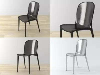 Thalya four chairs 3D model