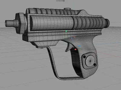 Star Wars multipe blasters mandolorian  3D model