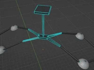 light 3D model 14