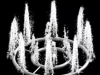 WATERFALL FOUNTAIN CASCADE  NO2 A 3D model
