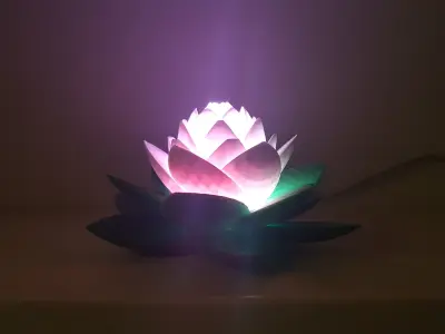 Lotus Lamp Free 3D print model