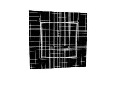 Switch Socket UK v1 008 Low-poly 3D model