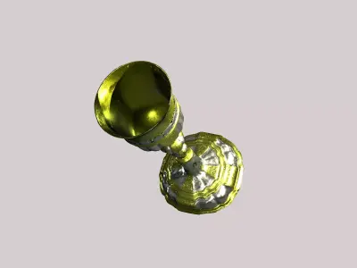 Ornate Goblet PBR - Cultural Heritage Artifact 3D model