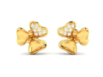 Diamond Earrings 3D print model