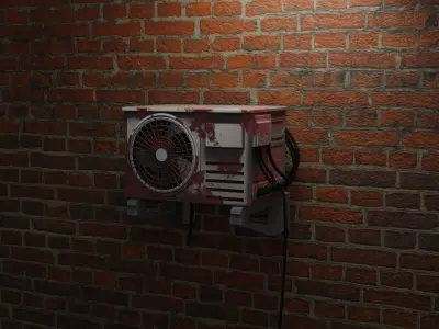 Ac unit 3D model