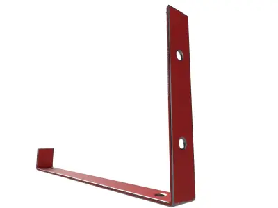 J-shaped shelf bracket 2 color 3D model