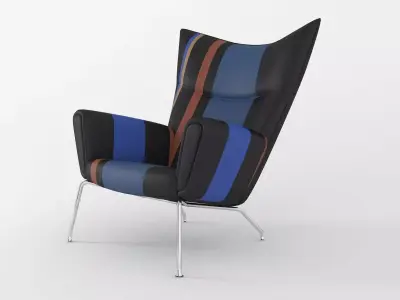 CH445 Wing Chair 3D model