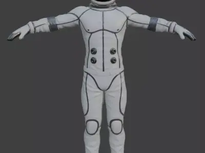 Astronaut Spacesuit 3D Model 3D model