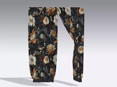 Curtain Low-poly 3D model