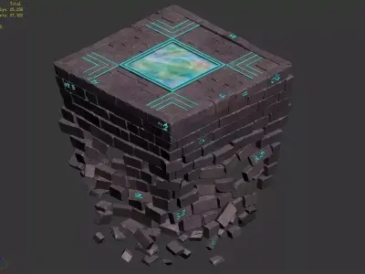 Titan Temple - Shitai 06 3D model