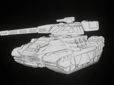 Chasovoy MK II - Medium Tank 3D print model