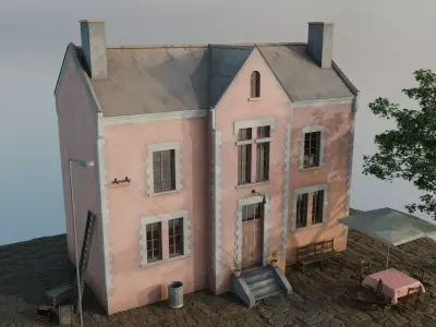 French house 3D model purchase
