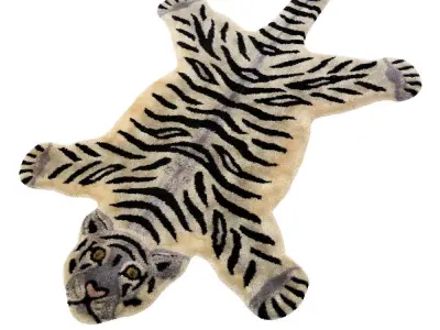 Bengal Tiger Rug 3D model