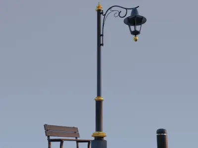 Street Asset blender 3D model