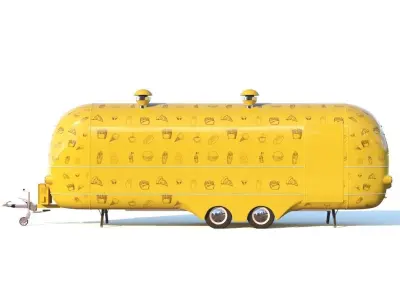 Food Truck ENK-8 3D model