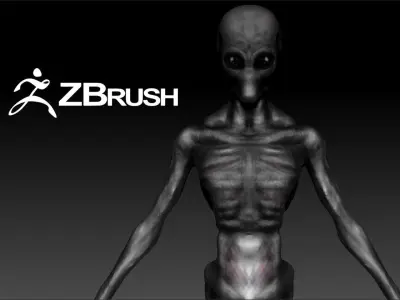 Orion Alien - Sci Fi Horror -  Low-poly 3D model