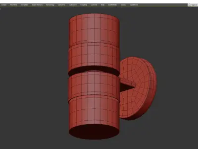 COMFY SCONCE Low-poly 3D model