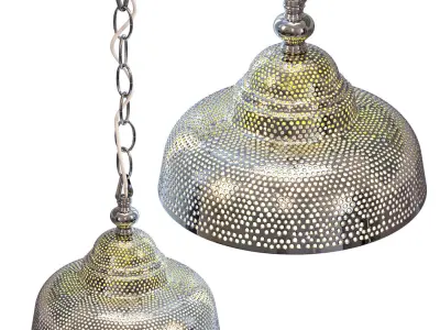 Lowell by Currey   Company Pendant Light 3D model