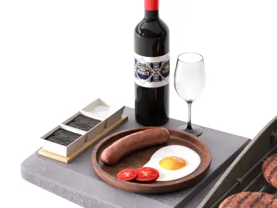 Barbecue 66 3D model