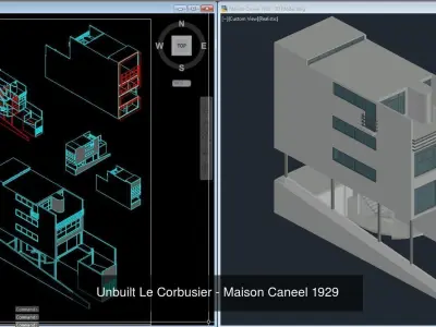 Unbuilt Le Corbusier  3D Model Pack