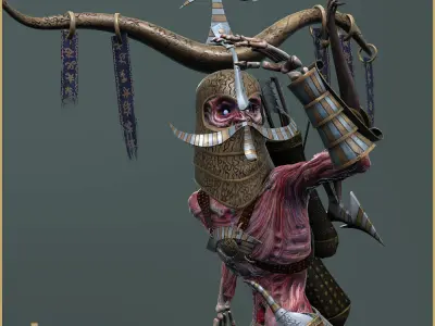 Dead Army Light Vershion Low-poly 3D model