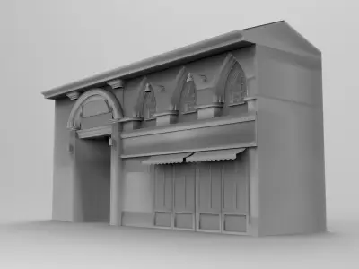 Valorant Games Old House 3D model