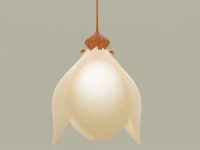 Hanging light 3D model