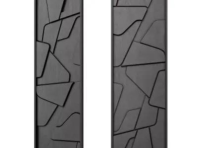 Wood Decorist geometric decor 3D model